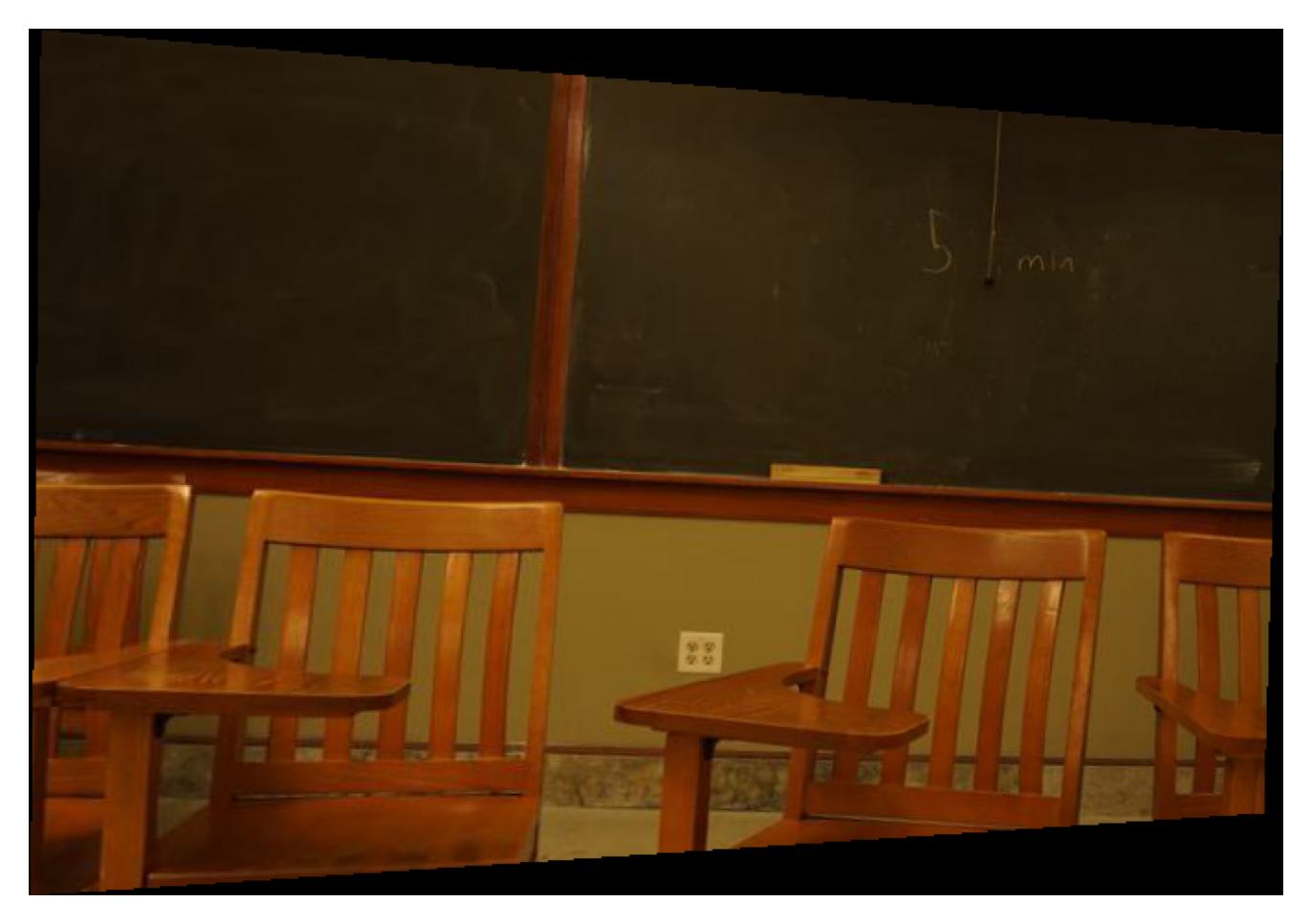 Image RANSAC Warped 1 Blackboard